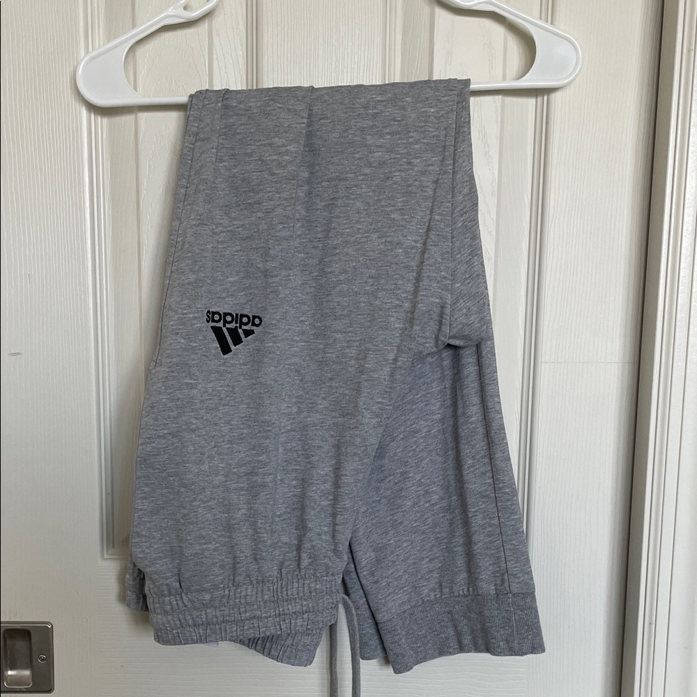 Adidas Heather Gray Lounge Shorts